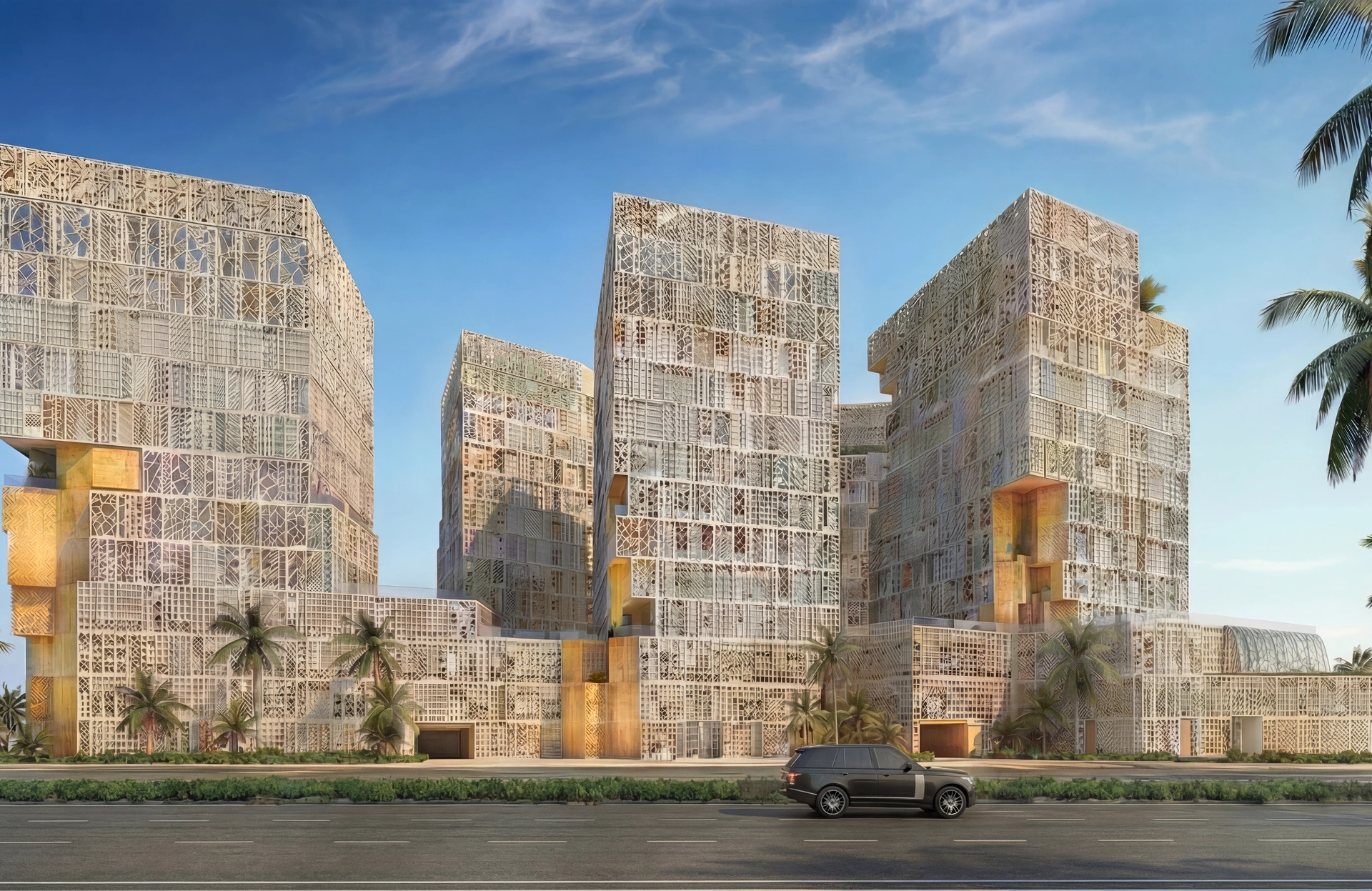 Richmond District exterior rendering, Al Furjan