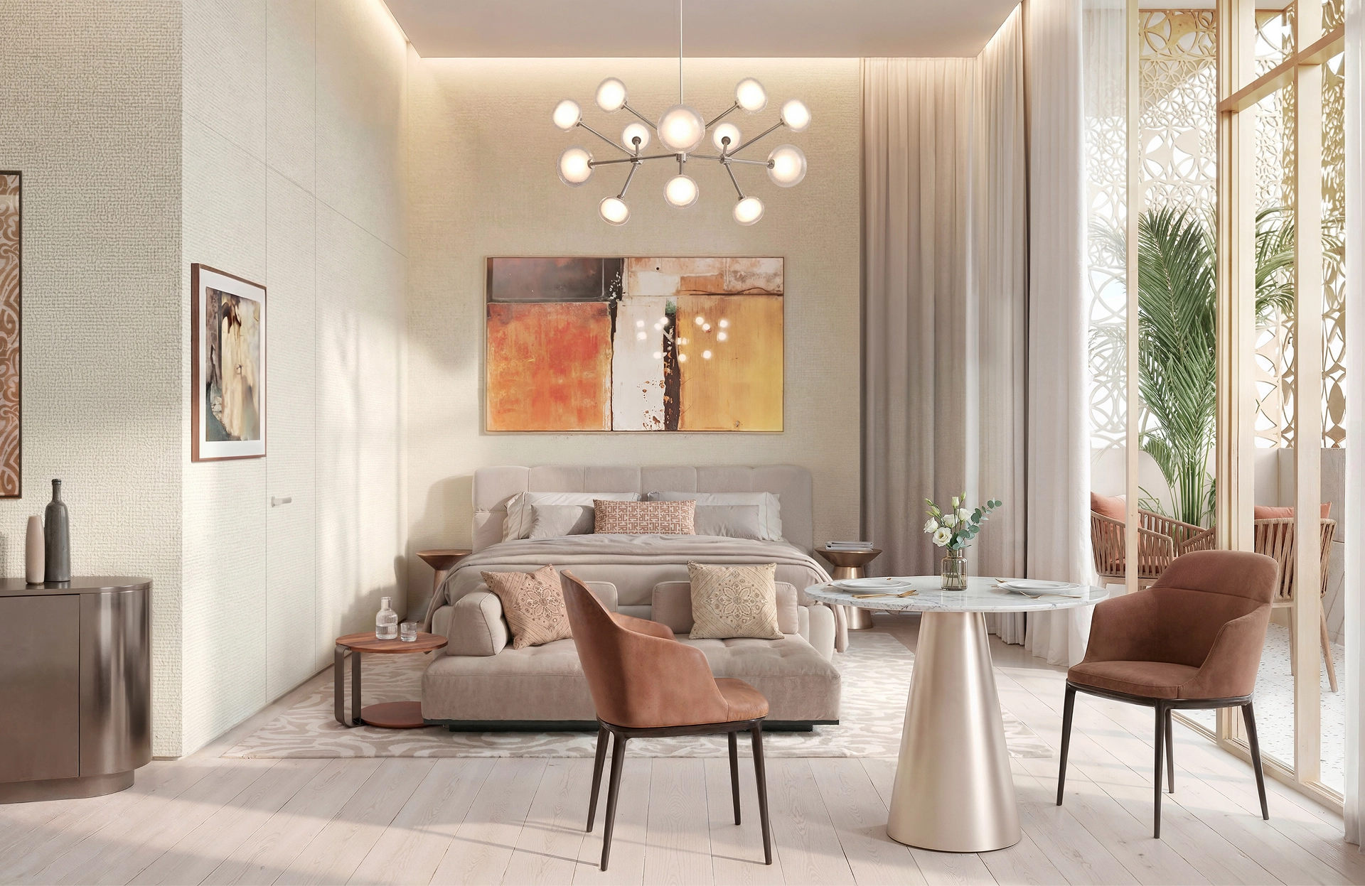 2-Bedroom apartment interior at Richmond District